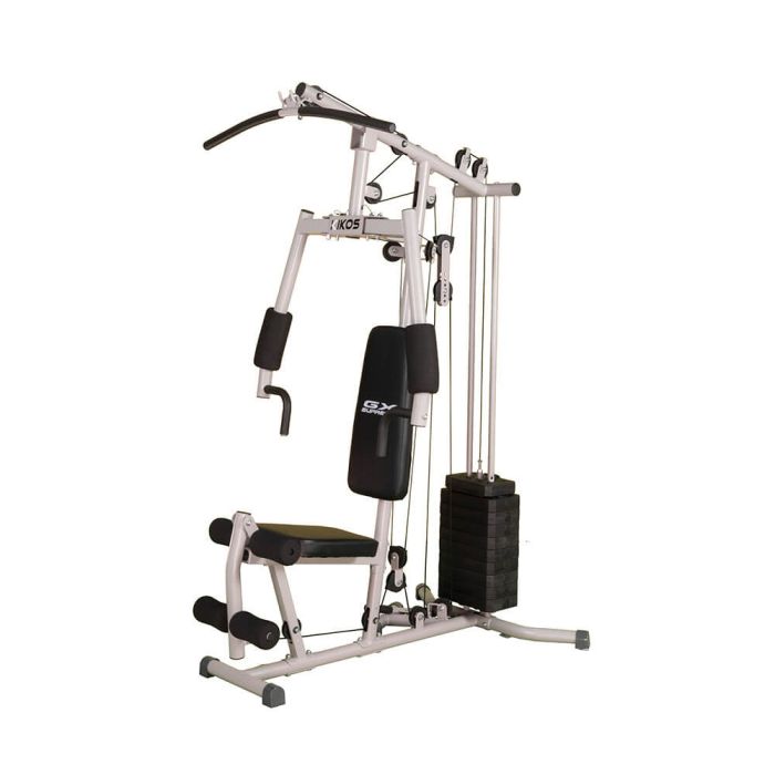 Estação de Musculação c/ 45kg de Pesos - 30 tipos de exercícios