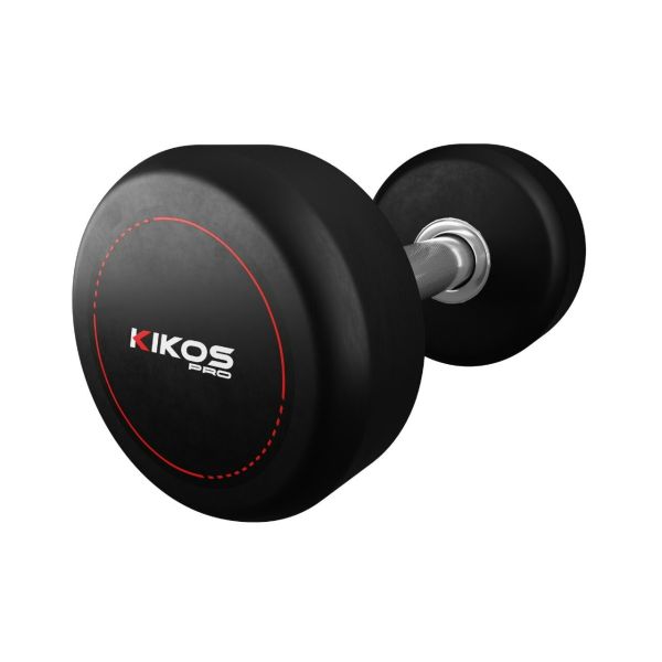 Dumbbell Rubber Vermelho Kikos Pro Showroom