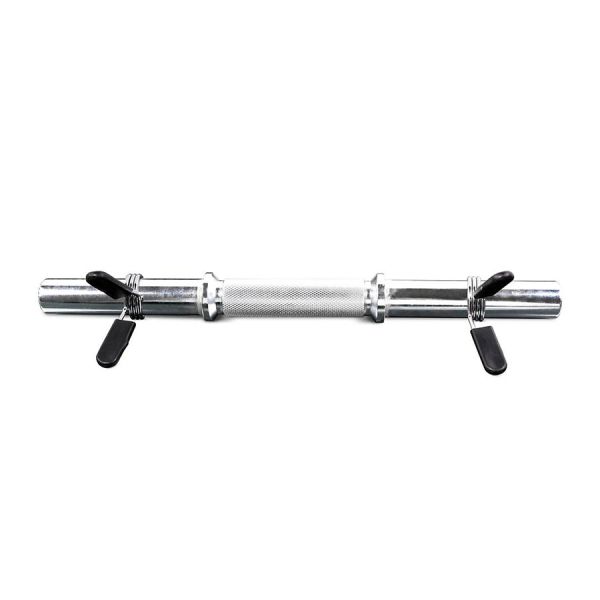 Barra Reta Kikos 40Cm Cromada Com Presilha 