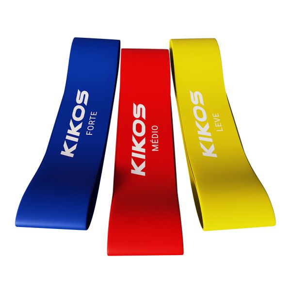 Kit Mini Bands Kikos Com 3 Peças 