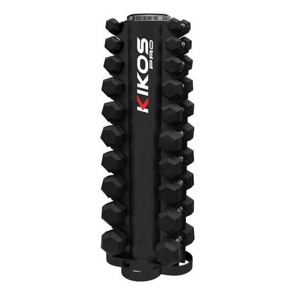 Torre De Halter Kikos Sextavado Emborrachado De 1 A 10Kg