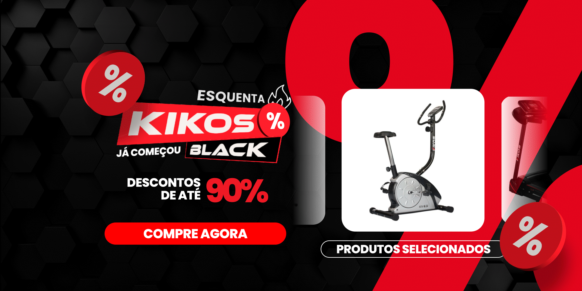 A KIKOS BLACK já começou! Produtos selecionados toda semana com descontos exclusivos!