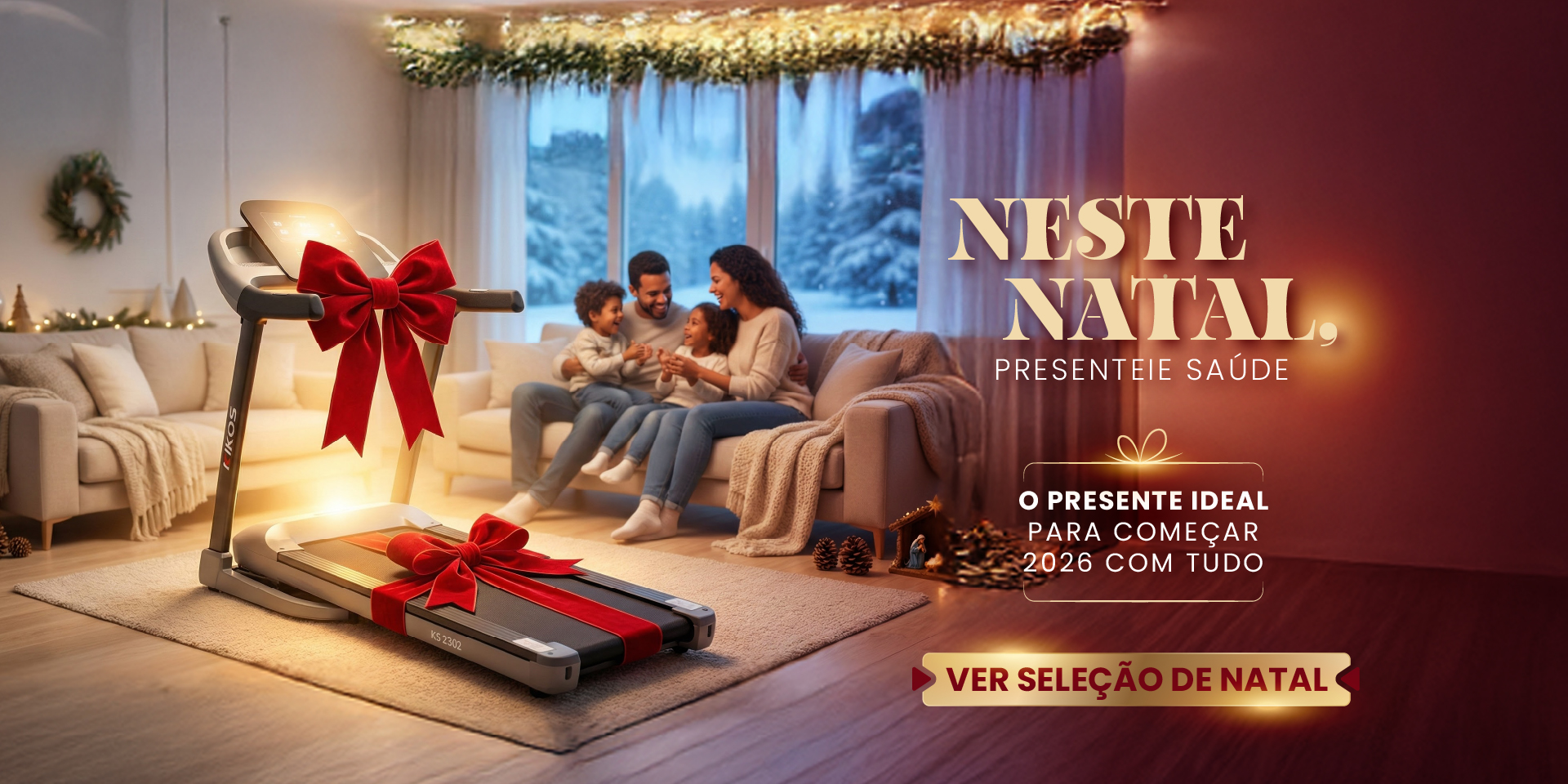 Neste Natal, embrulhe saúde! O presente ideal para você começar 2026 com tudo está na Kikos!