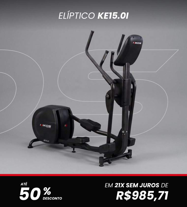 Esteira Ergométrica KIKOS MAX-K3I com 45% de desconto à vista ou até 21 vezes sem juros