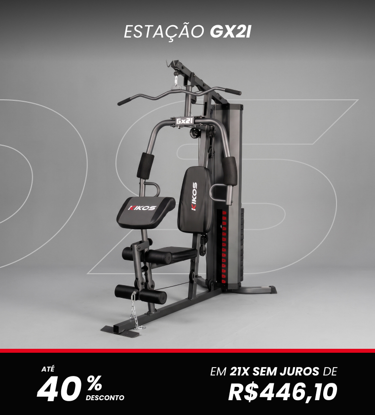 Esteira Ergométrica KIKOS MAX-K3I com 45% de desconto à vista ou até 21 vezes sem juros