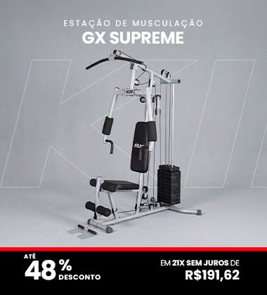 Estação de Musculação KIKOS GX SUPREME com 48% de desconto à vista ou até 21 vezes sem juros