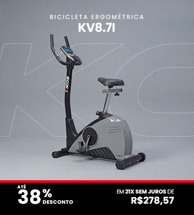 Elíptico KIKOS KE5.5 com 32% de desconto à vista ou até 21 vezes sem juros