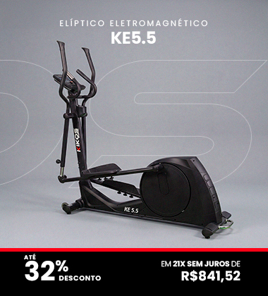 Esteira Ergométrica KIKOS MAX-K3I com 45% de desconto à vista ou até 21 vezes sem juros